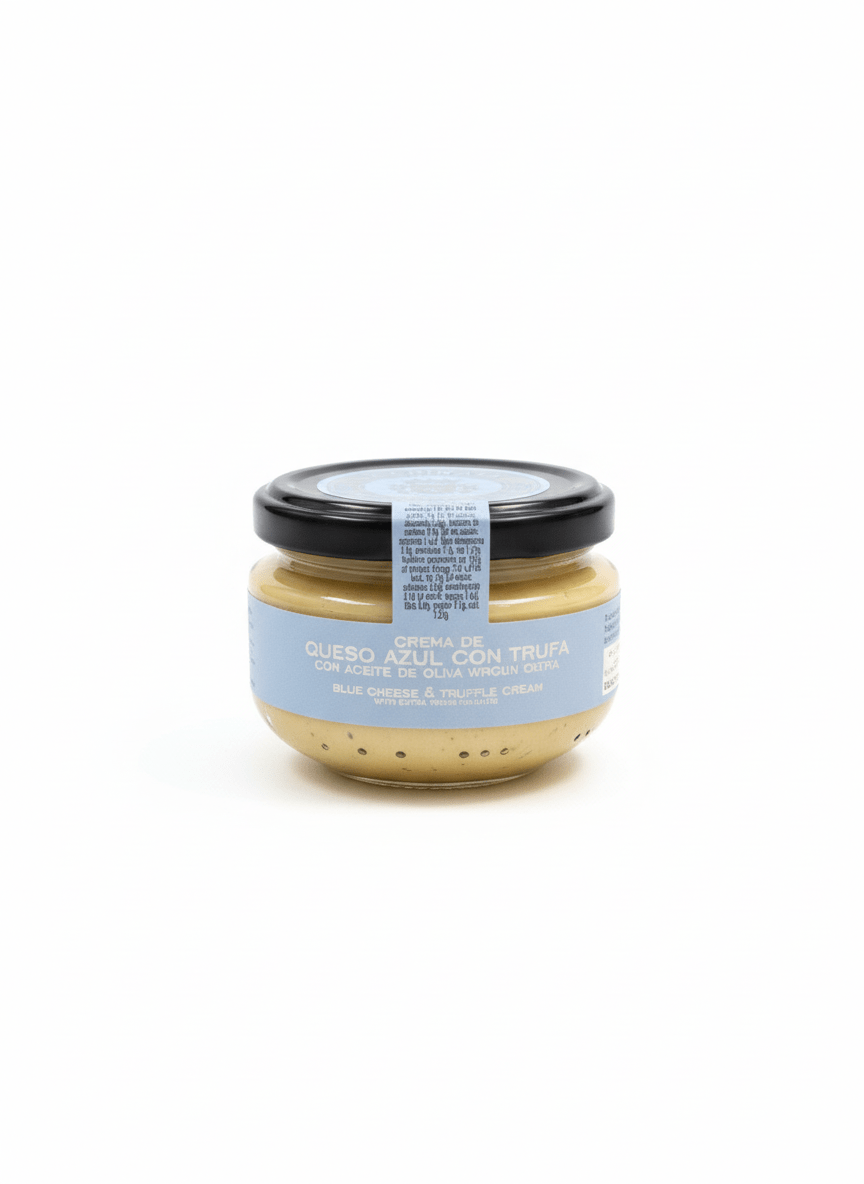 crema de queso azul y trufa