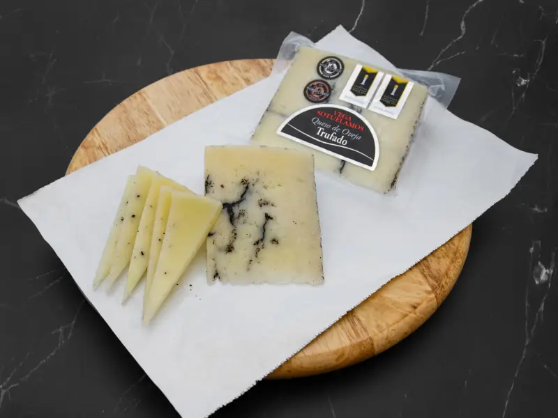 queso oveja trufado